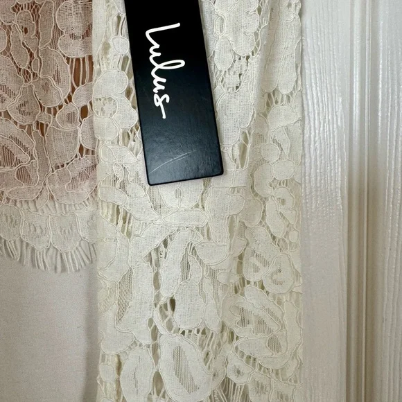 NWT Lulu’s White Wedding Engagement Dress size XS - Picture 8 of 12
